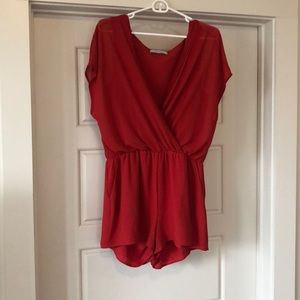 Red romper